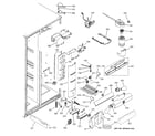 GE PCE23NGTAFSS fresh food section diagram