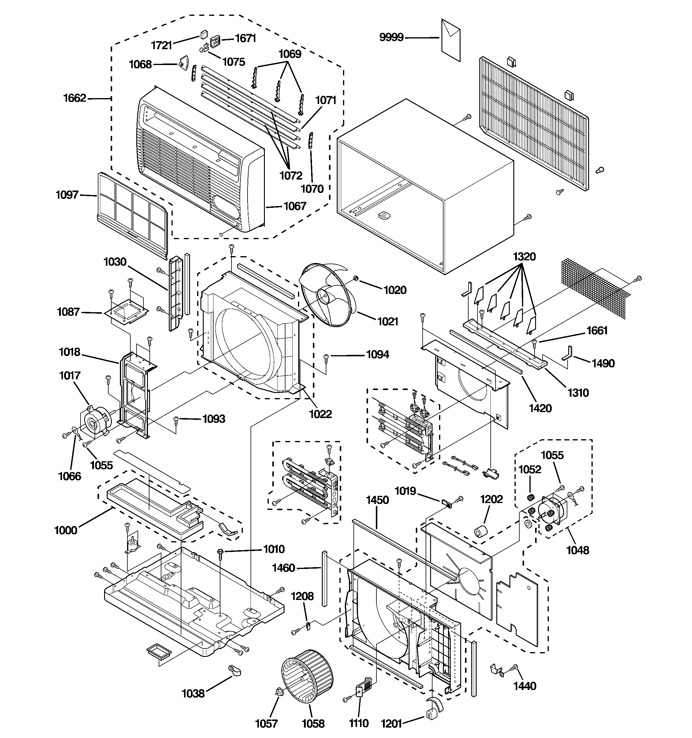 Cabinet & components