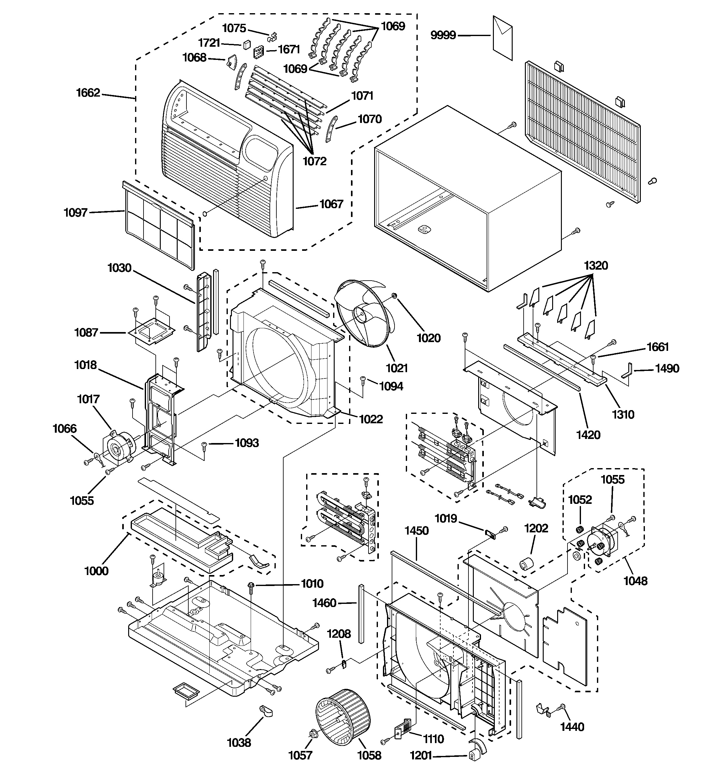 Cabinet & components