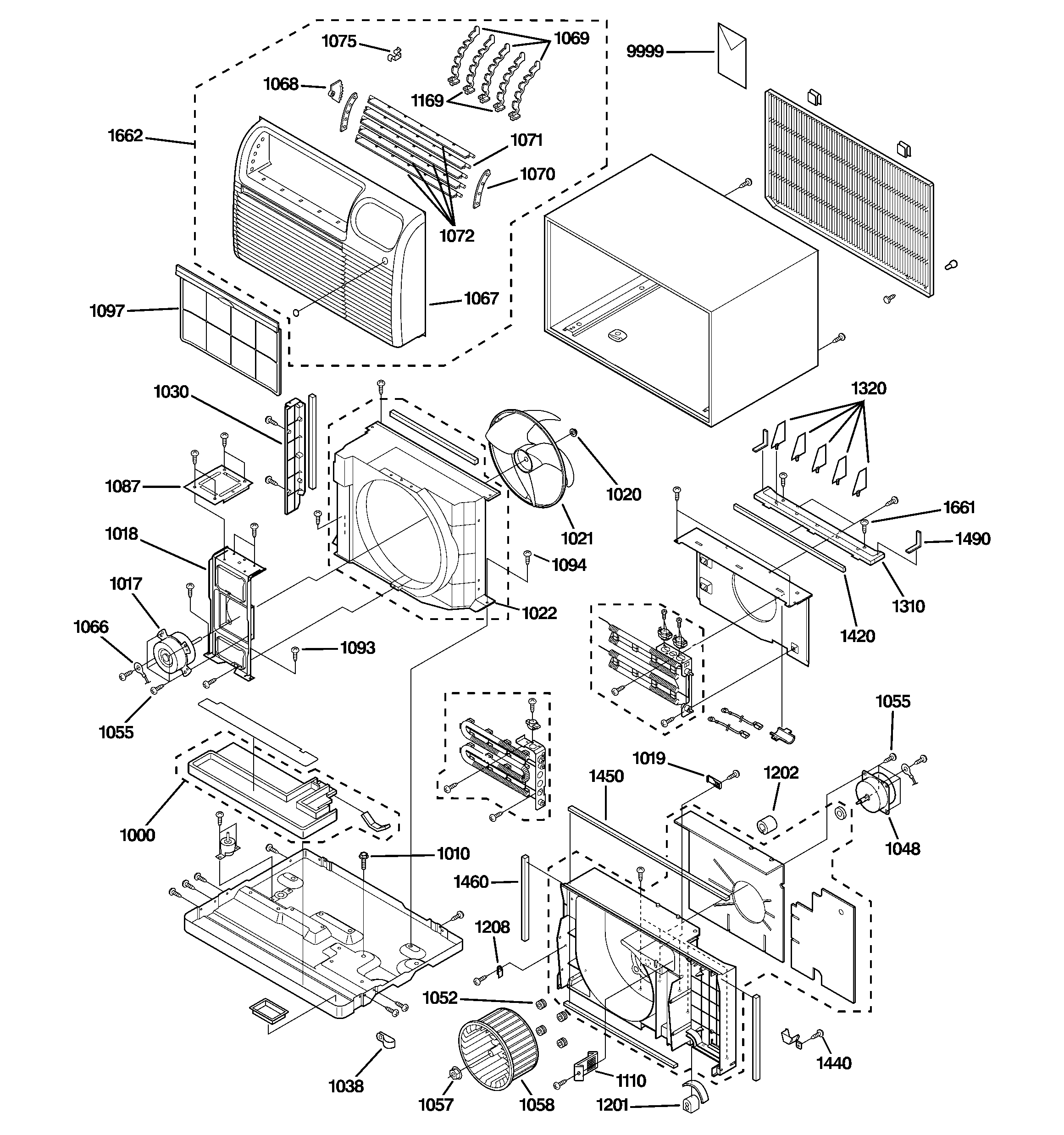 Cabinet & components