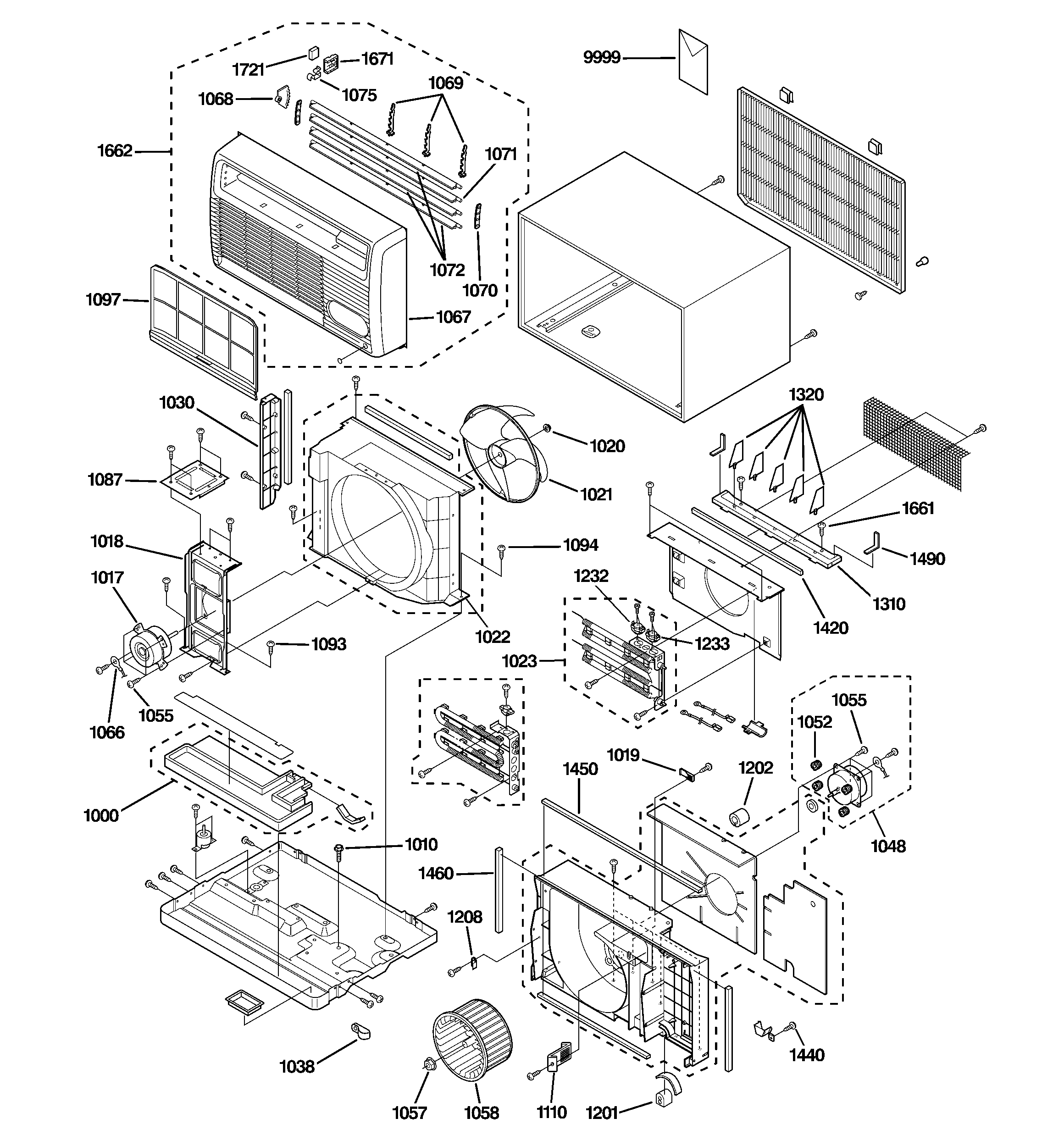 Cabinet & components