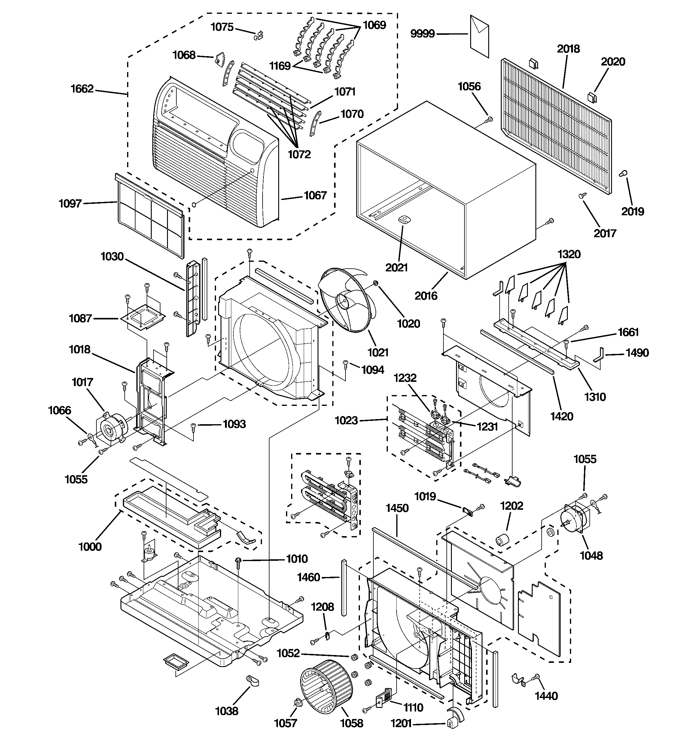 CABINET & COMPONENTS