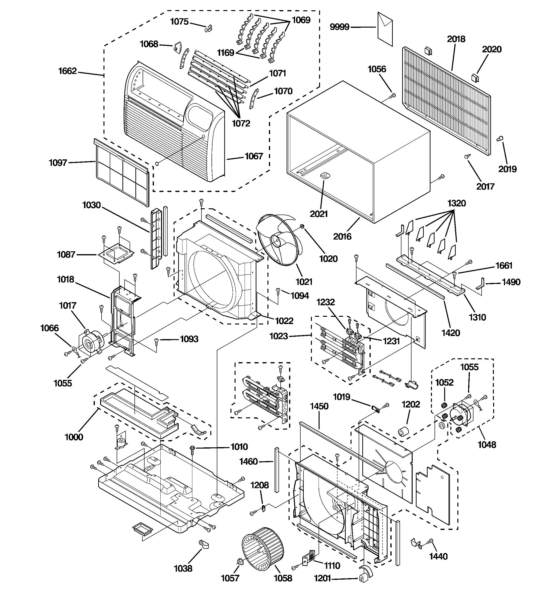 Cabinet & components
