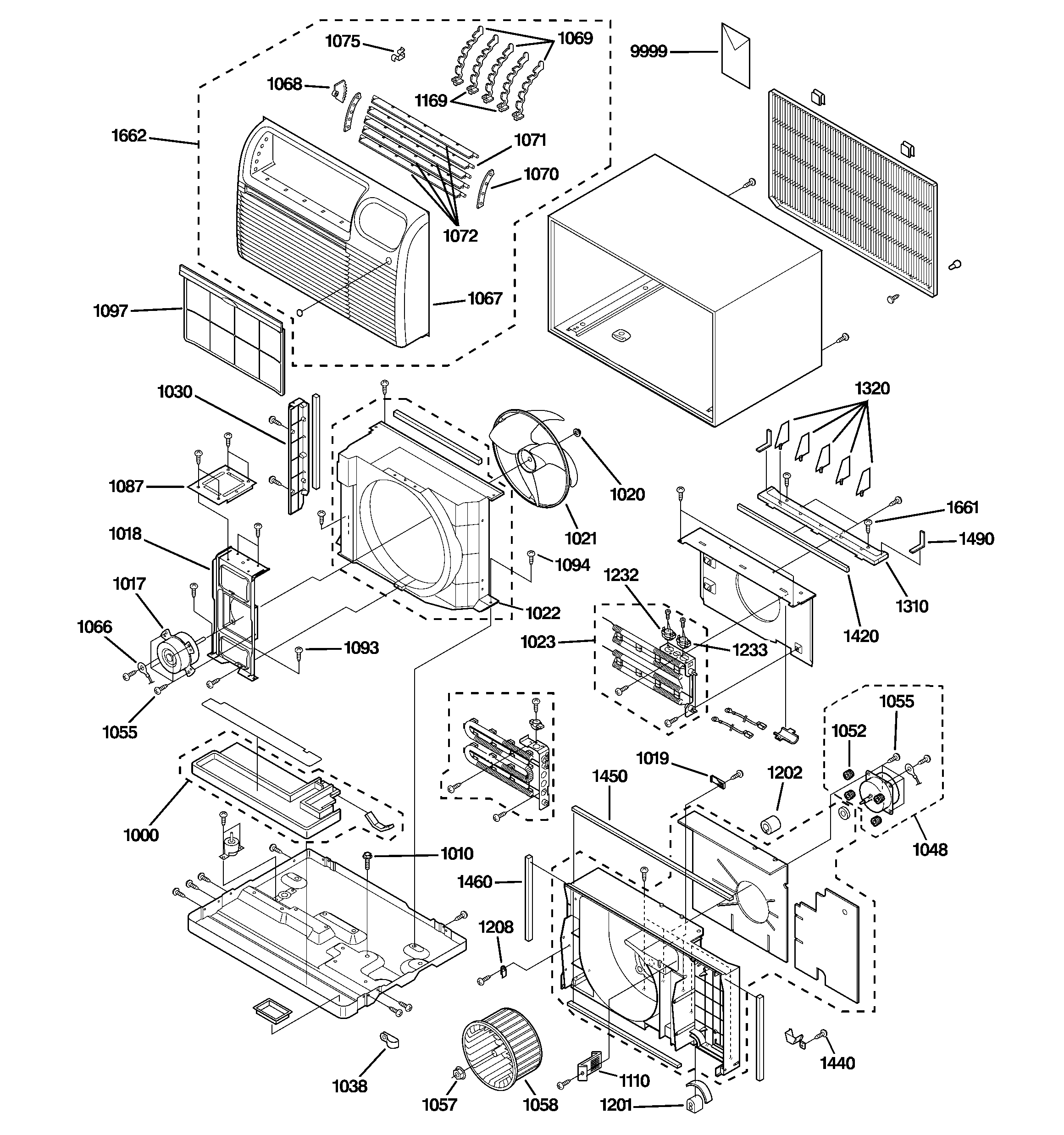 Cabinet & components