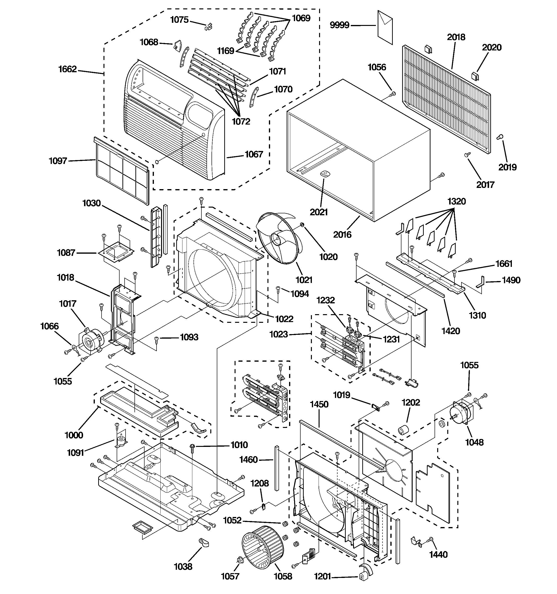 Cabinet & components