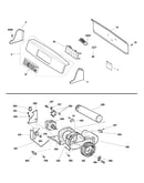 Backsplash, blower & motor assembly