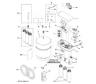 GE PNRQ21LRB00 water filtration system diagram