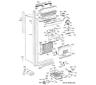 GE ZIRS36NDARH cabinet parts diagram