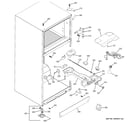 GE GTH18JBRDRCC fresh food section diagram