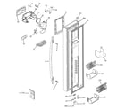 GE PSS26SHTBSS freezer door diagram