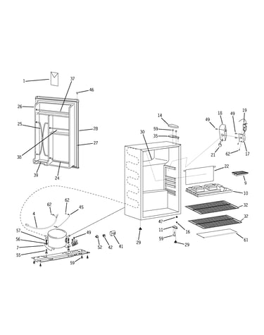Refrigerator parts