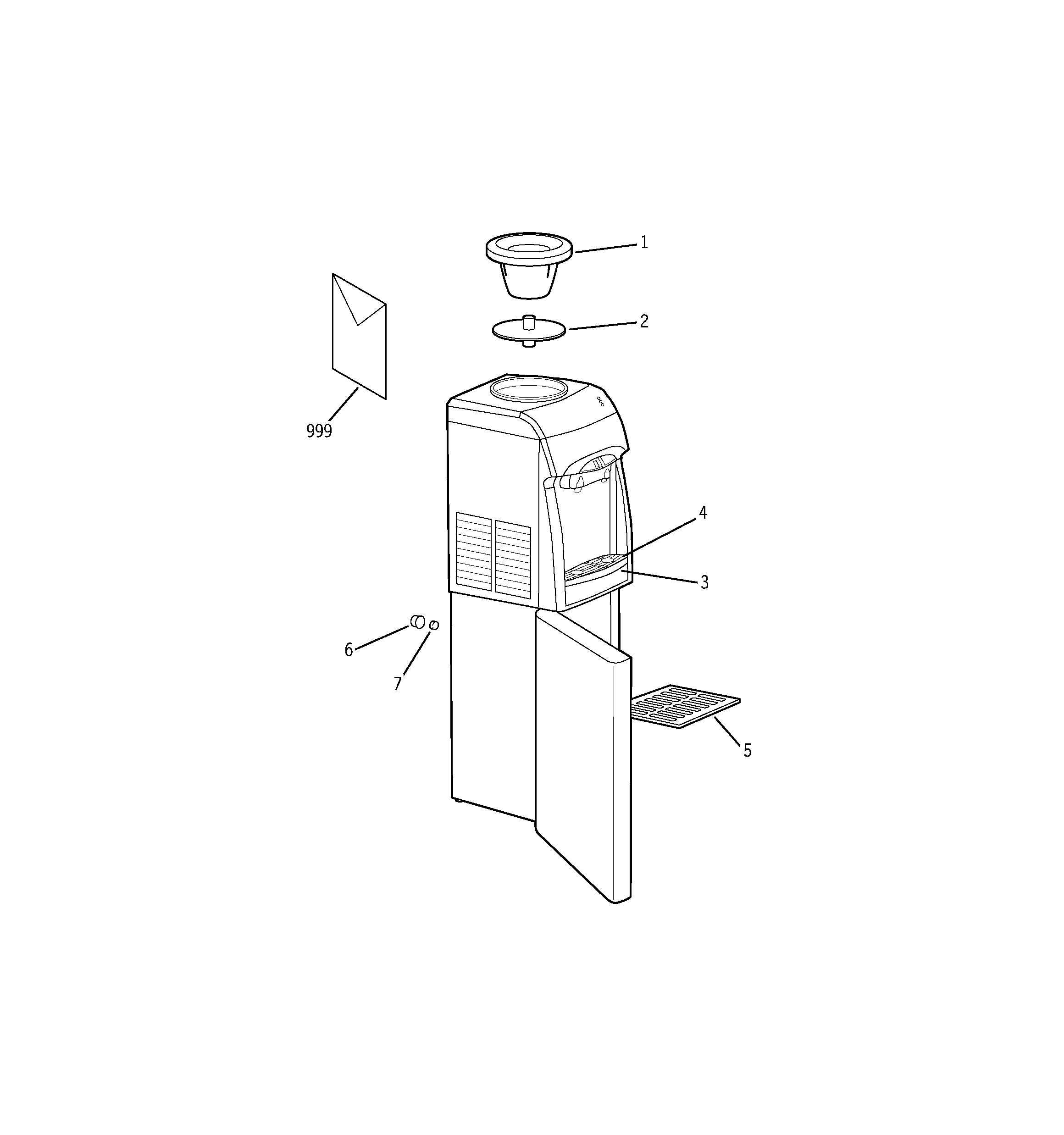 Hot & cold water dispenser