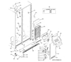 GE GSH22JFTAWW freezer section diagram