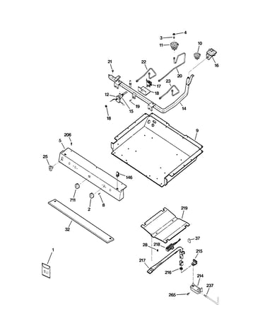 Gas & burner parts