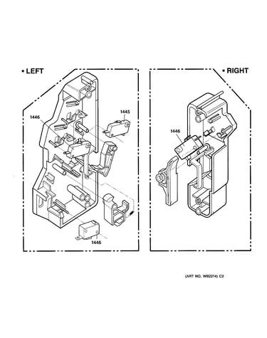 Latch board parts