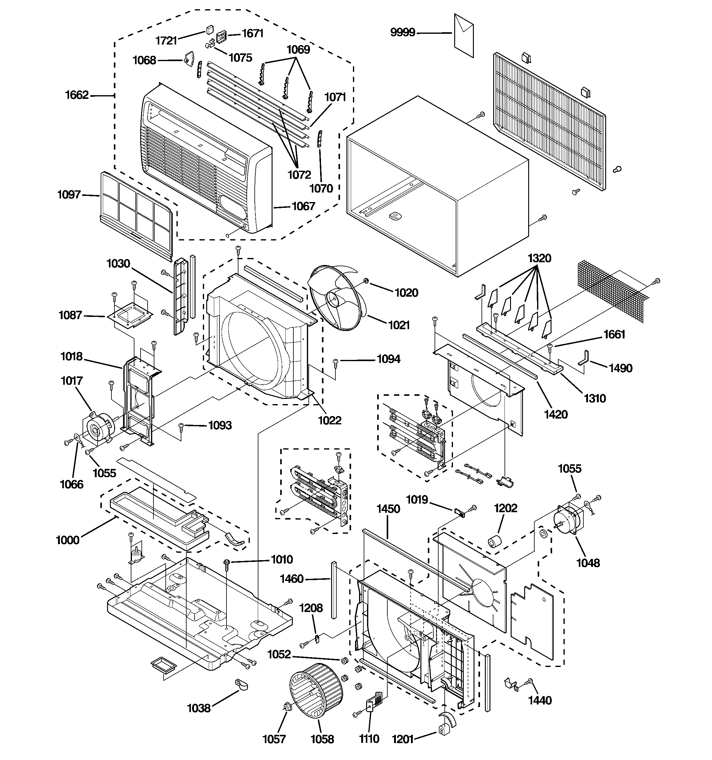 Cabinet & components