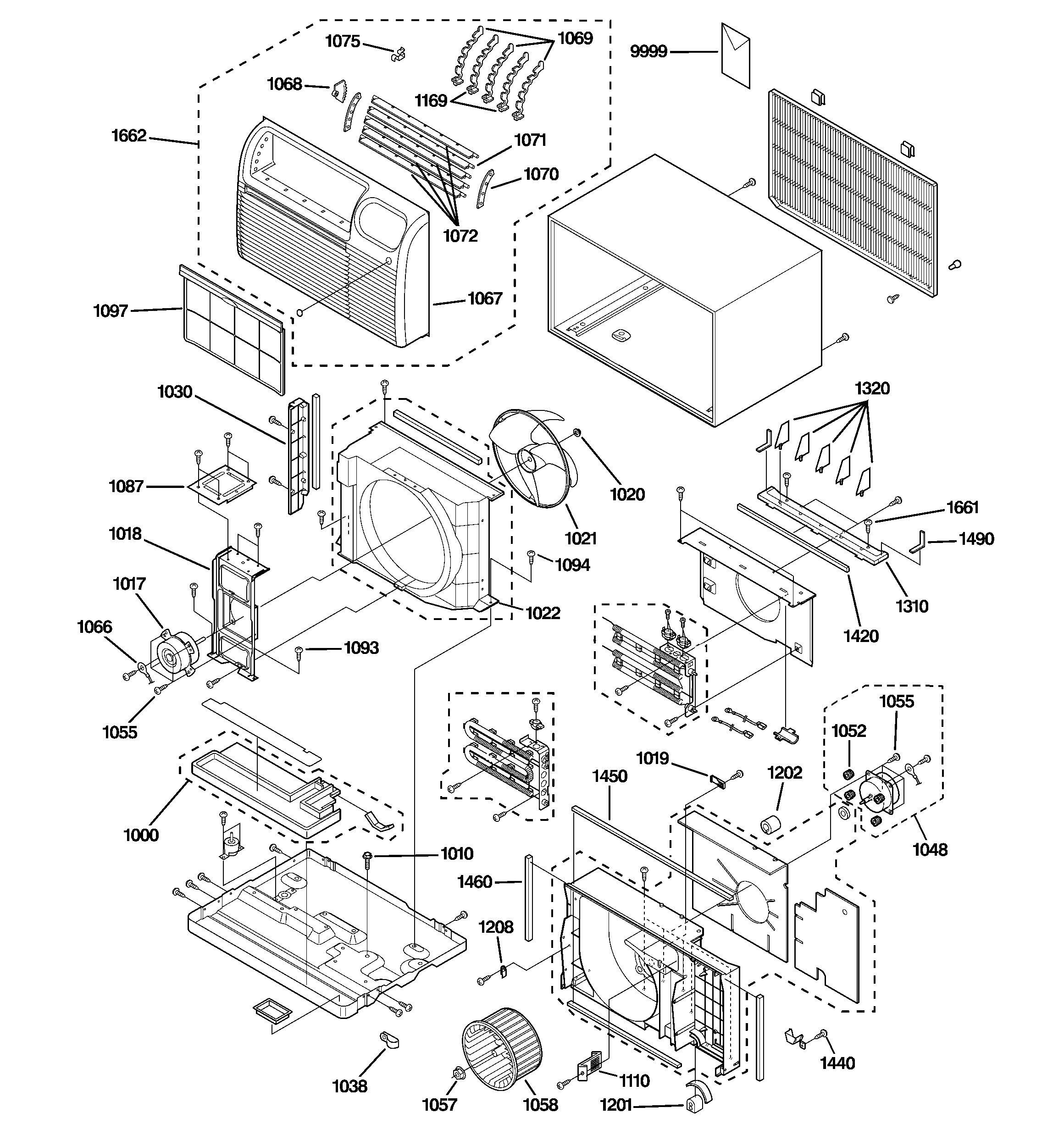 Cabinet & components