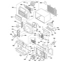 GE AJES10DCBM1 cabinet & components diagram