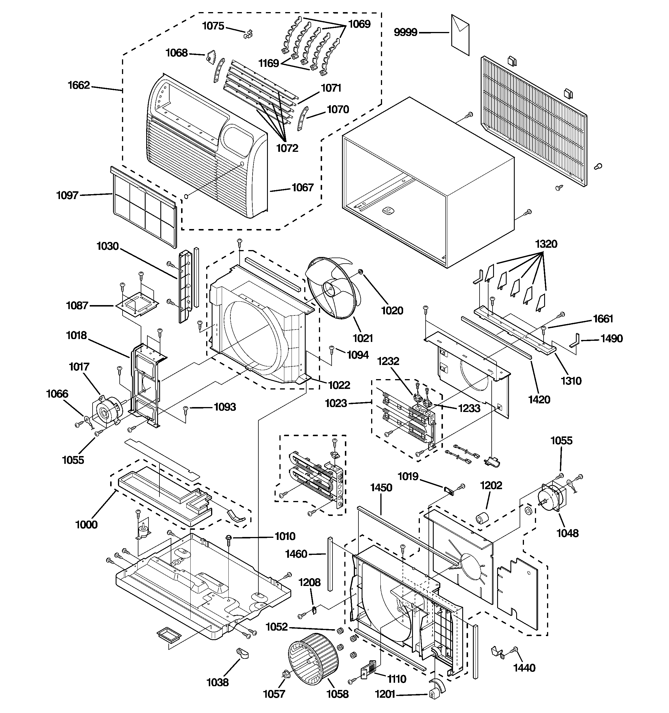Cabinet & components
