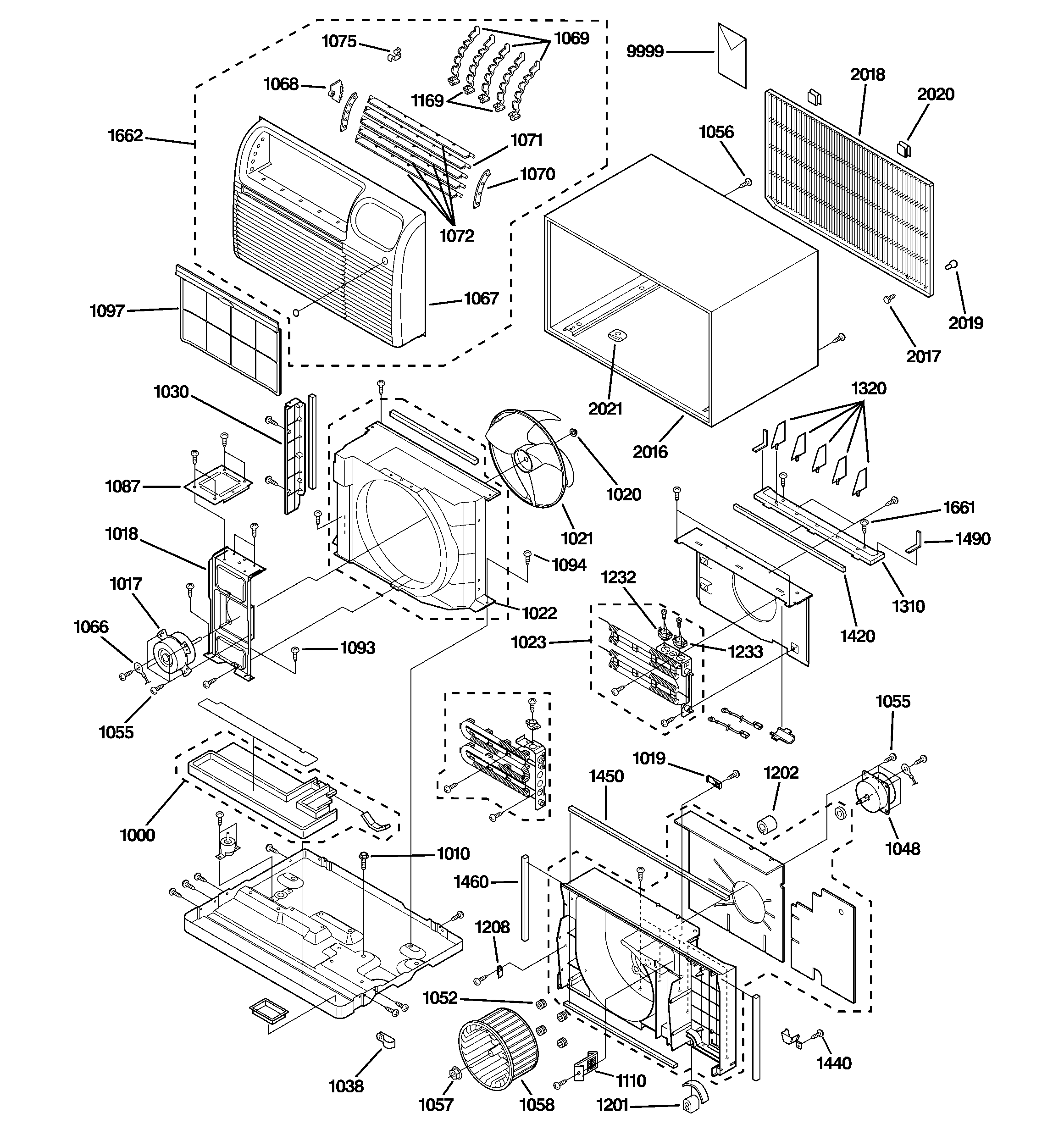 Cabinet & components