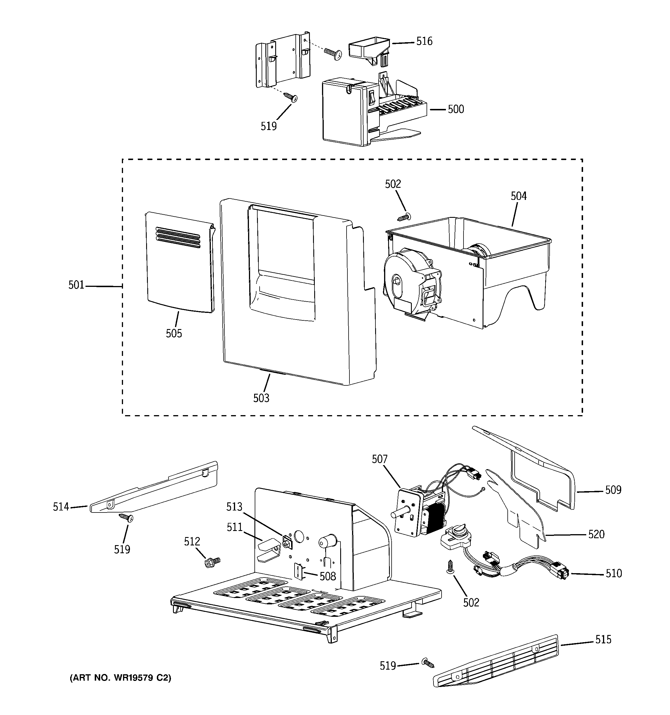 ICE MAKER & DISPENSER