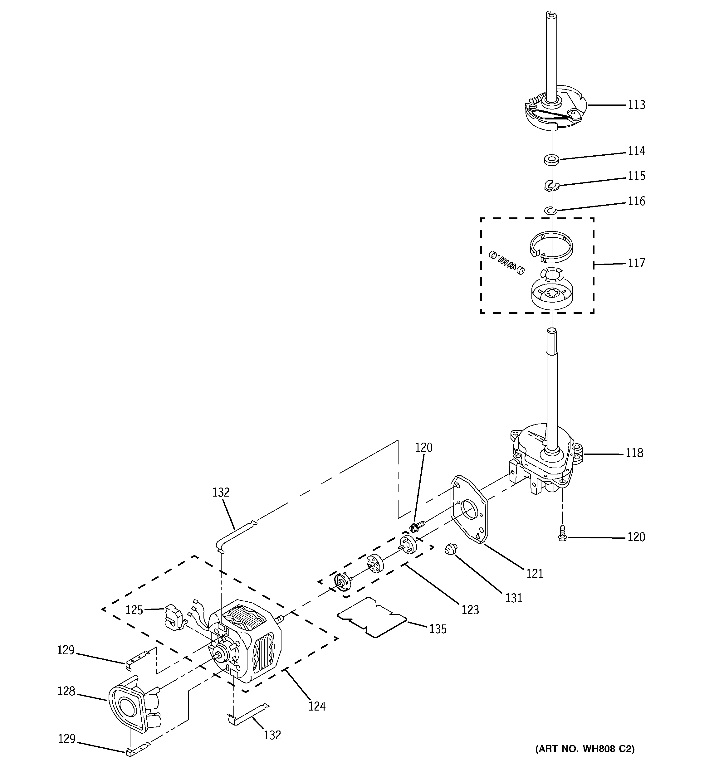 Motor & pump parts