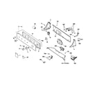 GE S3700E6WW controls & backsplash diagram