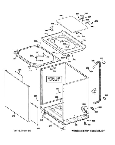 Cabinet, cover & front panel