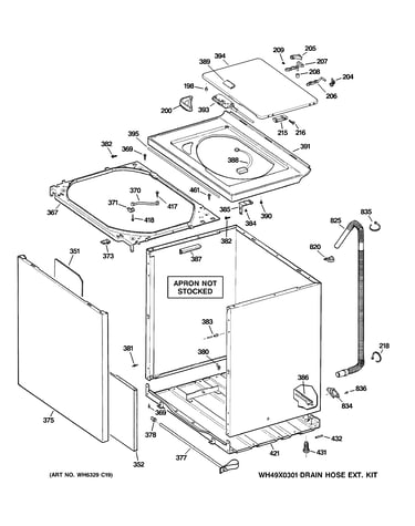 Cabinet, cover & front panel