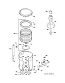Tub, basket & agitator