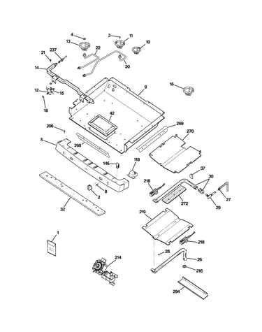 Gas & burner parts