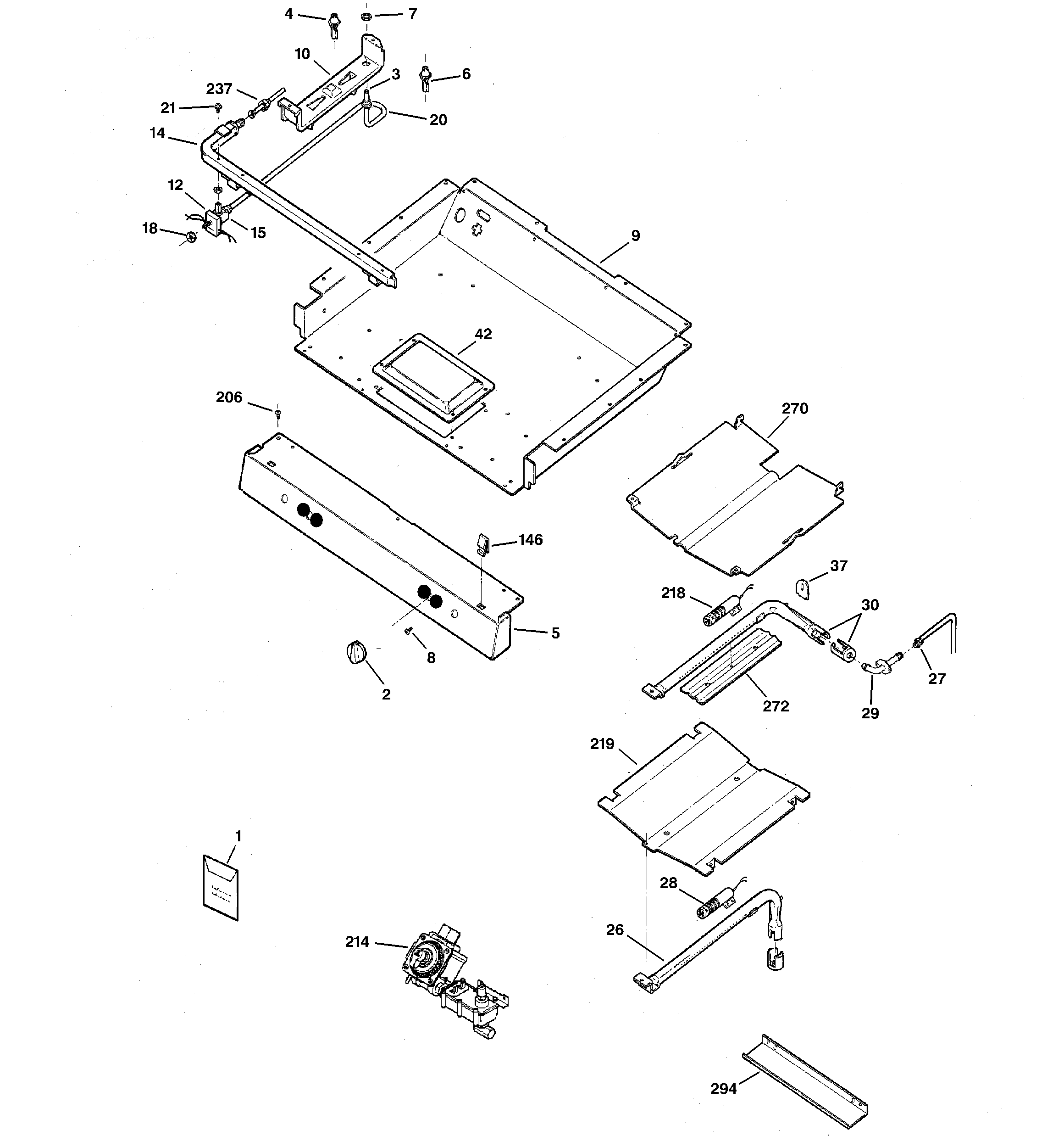 Gas & burner parts