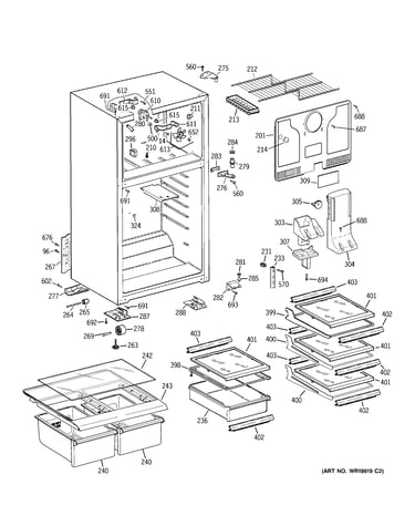 Freezer section