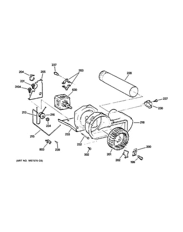 Blower & drive assembly
