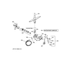 GE GSD2600G05WW motor-pump mechanism diagram
