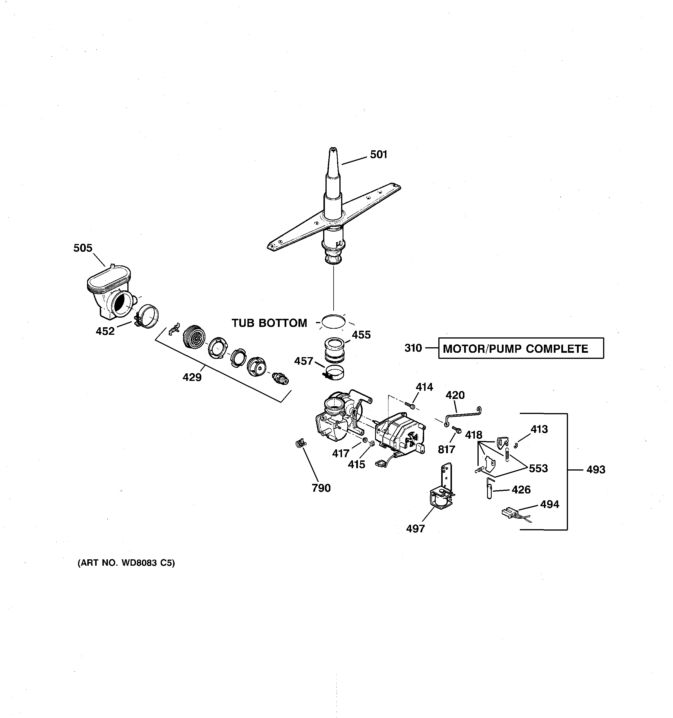 MOTOR-PUMP MECHANISM