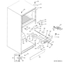 GE GTL18JBPWRBS fresh food section diagram