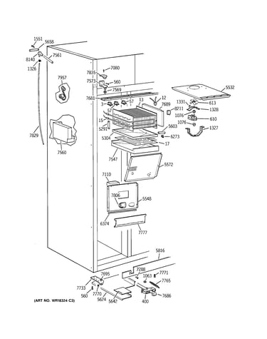 Freezer section