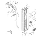 GE PSS26NSTDSS freezer door diagram