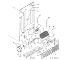 GE PSS26NSTDSS sealed system & mother board diagram