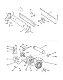 Backsplash, blower & motor assembly