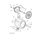 GE DPSE810GG0WT drum diagram