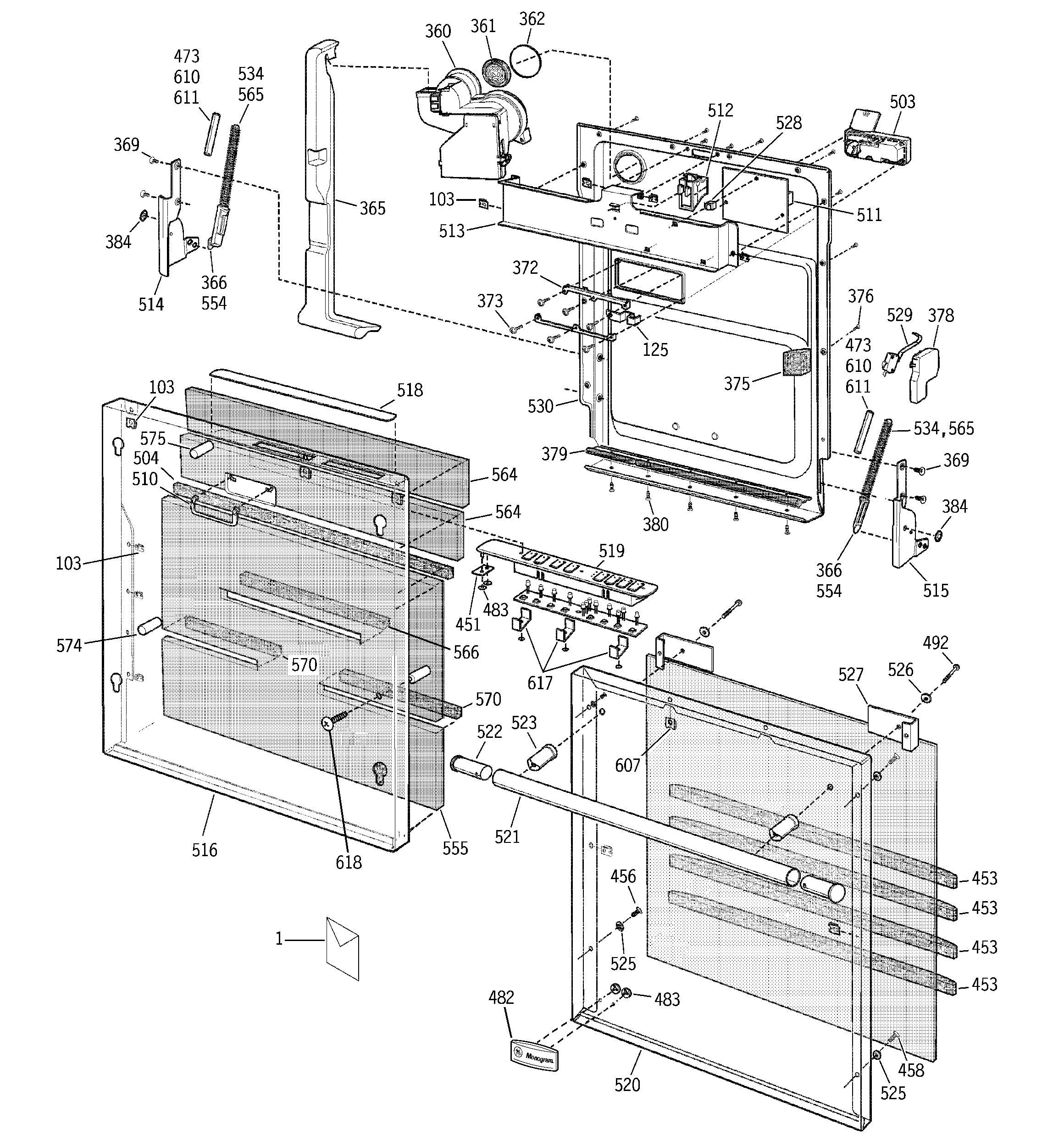 Door assembly