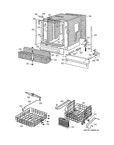 Basket & wrap assembly