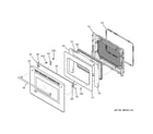 GE ZET3038SH3SS door diagram