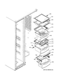Fresh food shelves