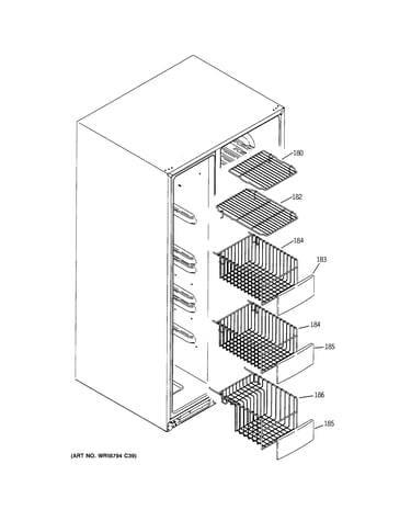 Freezer shelves