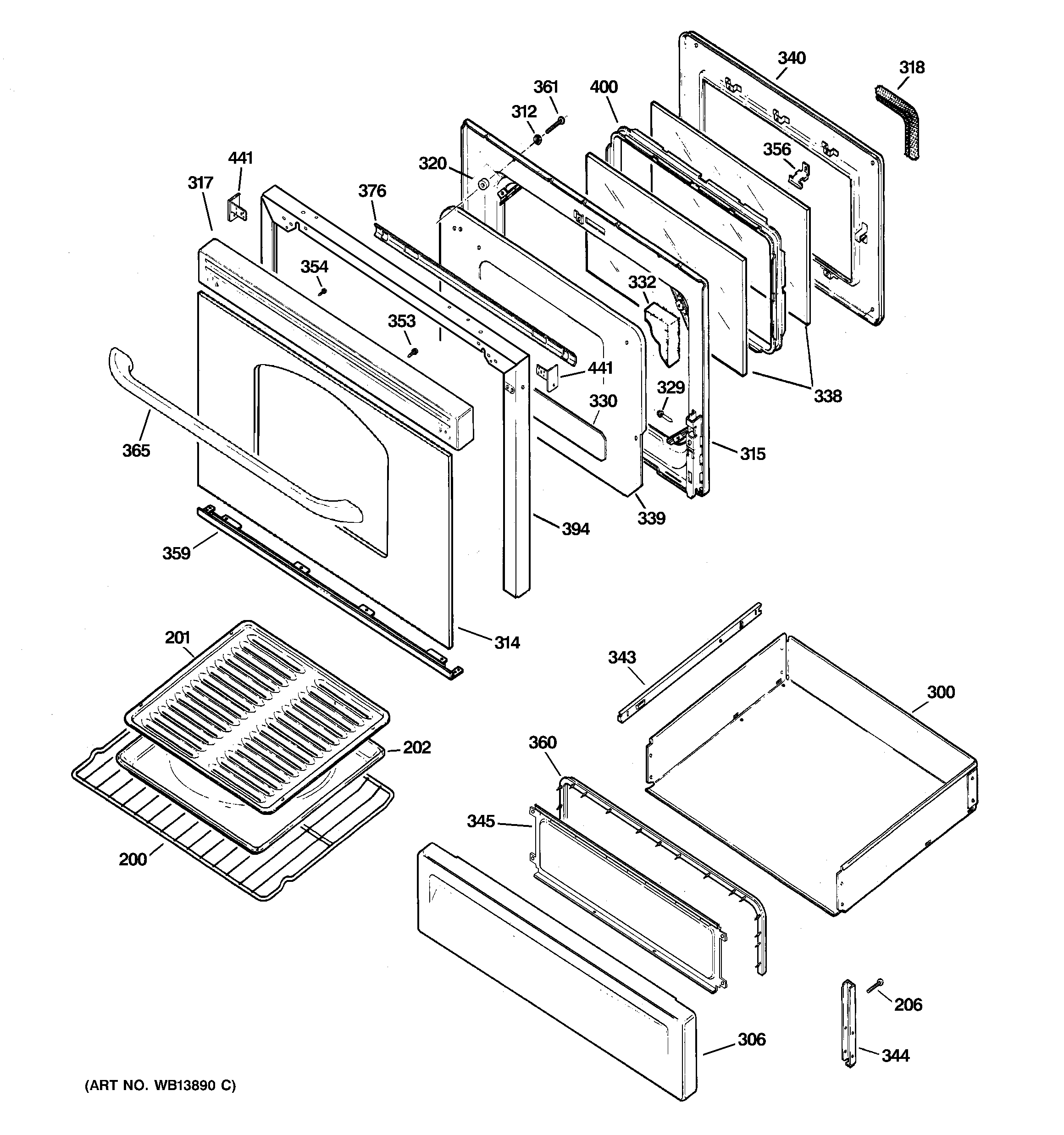 Door & drawer parts