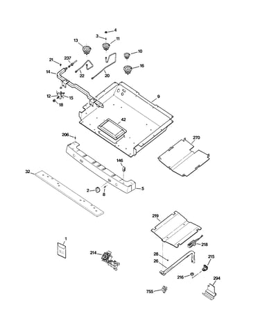 Gas & burner parts