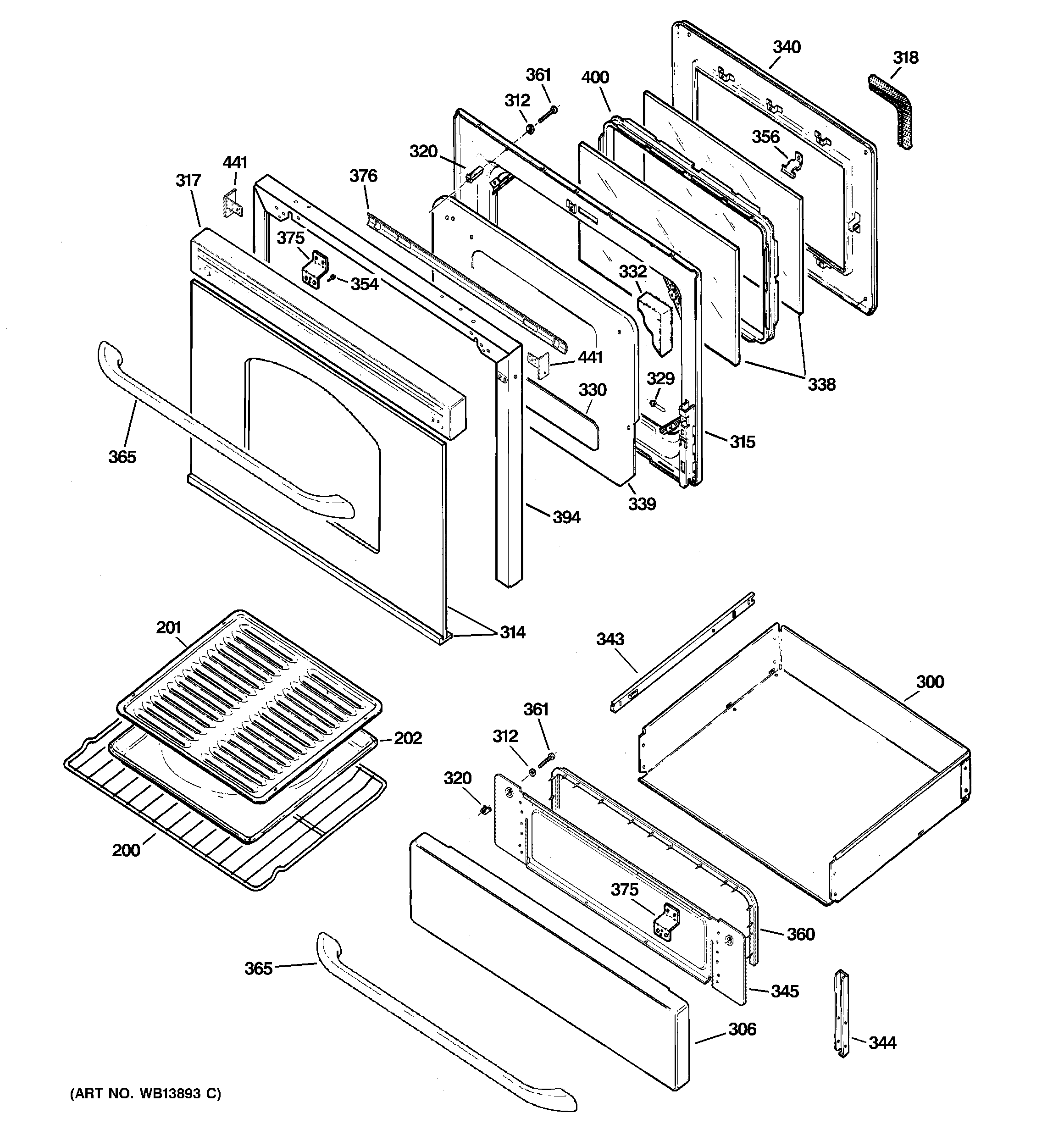 Door & drawer parts